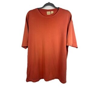 Jos A Bank Men's Crew neck T Shirt Salmon Pink Short Sleeve Basic Minimalist